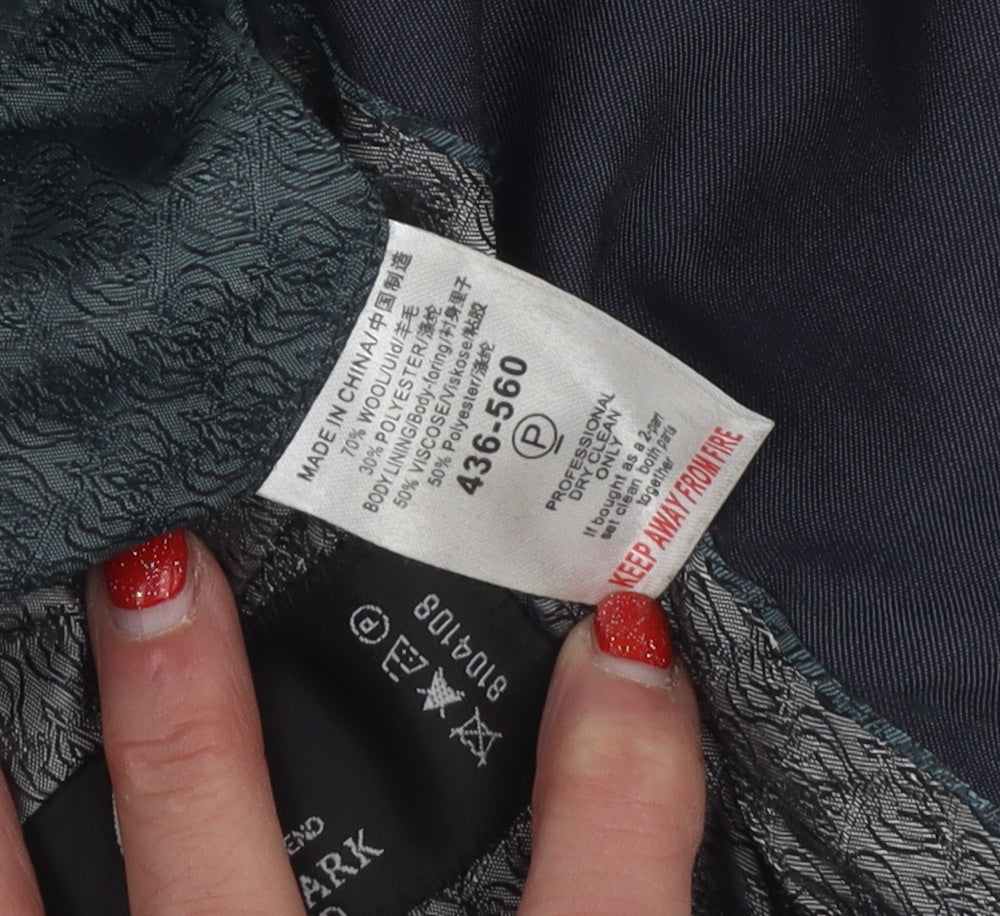 Mens UK Size 42 Marks and Spencer Regular Blue Suit Jacket