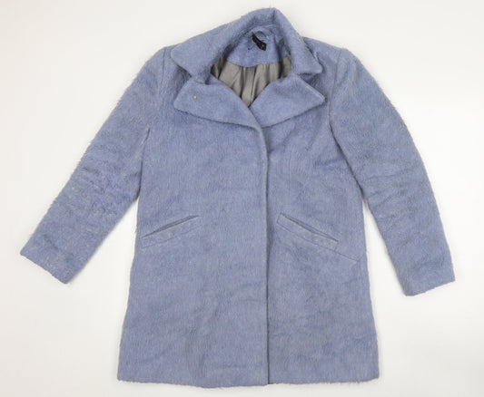 Womens UK Size 10 Topshop Purple Overcoat