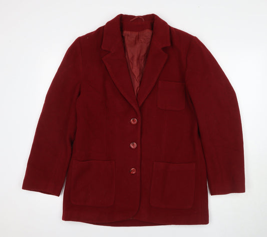 Womens UK Size 12 Dorothy Perkins Red Basic Jacket