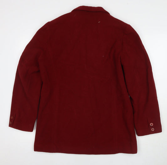 Womens UK Size 12 Dorothy Perkins Red Basic Jacket