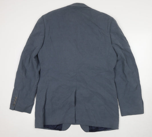 Mens UK Size 42 Jaeger Regular Blue Suit Jacket