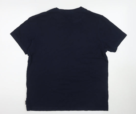 Ted Baker Men's Blue Graphic Print T-Shirt - L