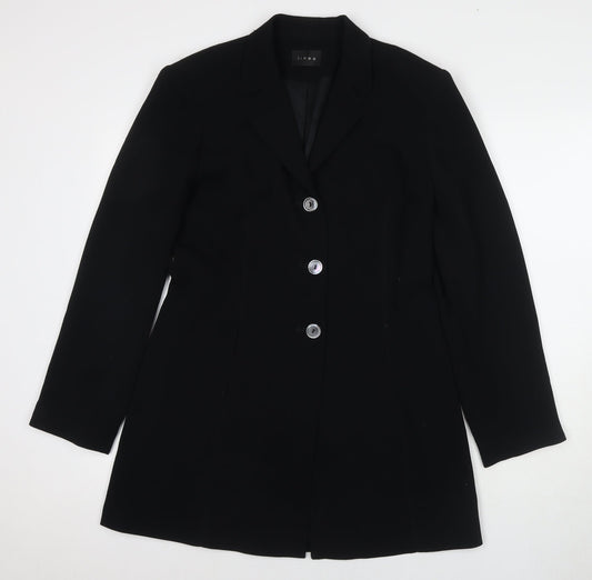Womens UK Size 10 Linea Black Basic Jacket