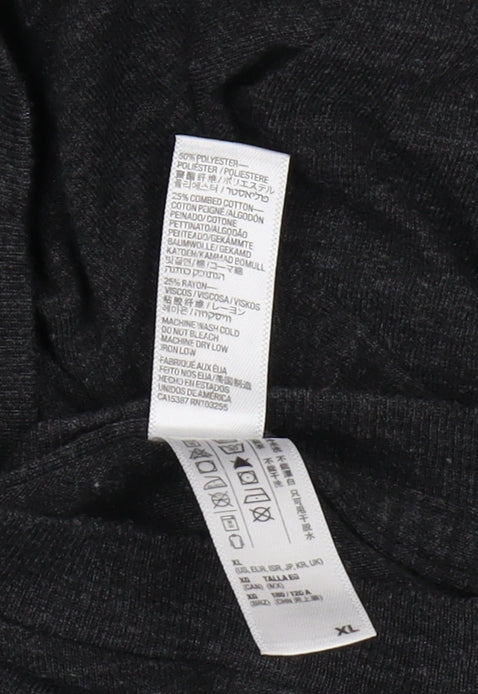 Mens UK Size XL American Apparel Black T-Shirt