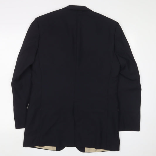 Mens UK Size 38 Karl Jackson Regular Black Suit Jacket