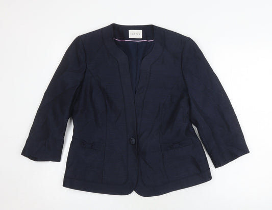 Womens UK Size 10 Eastex Blue Basic Jacket