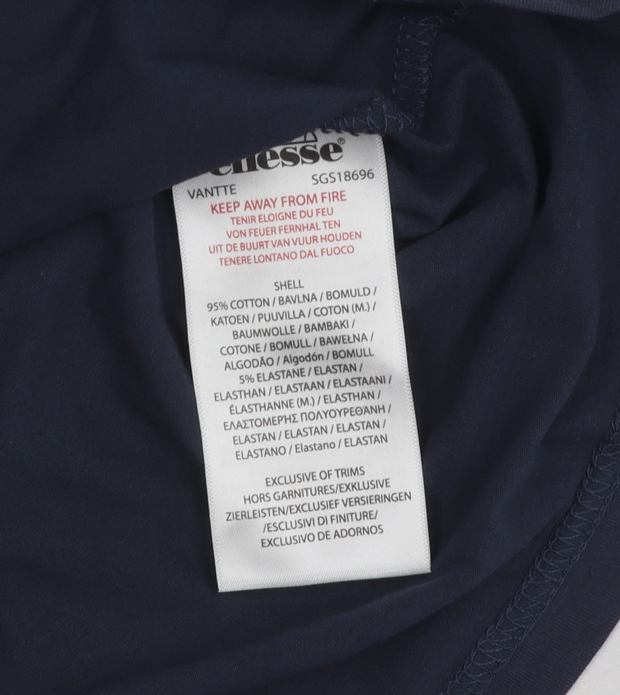 Womens UK Size 8 ellesse Blue Basic Tank
