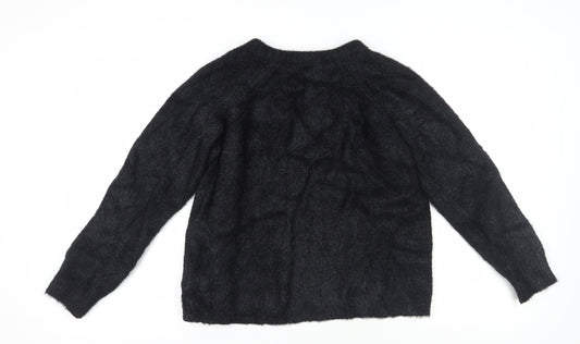 Womens UK Size 14 Red Herring Black Pullover Jumper