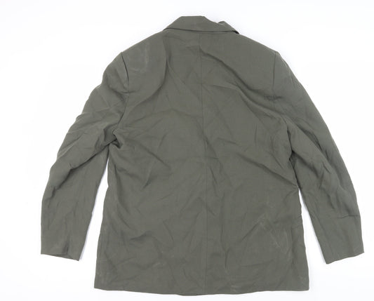 Zara Women's Green Blazer Size 14