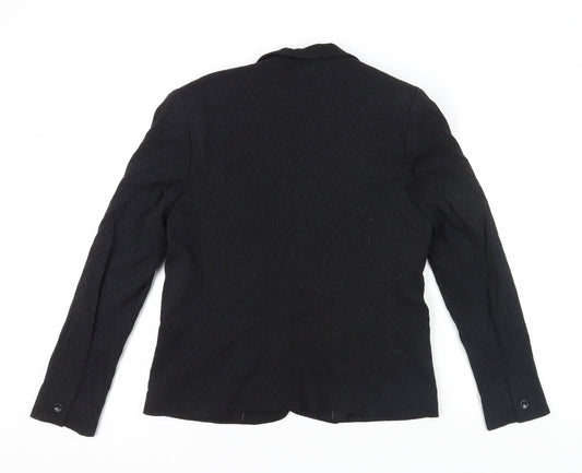 Next Women's Black Blazer UK 14 Regular Formal