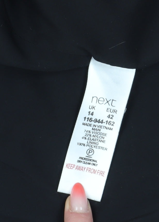 Next Women's Black Blazer UK 14 Regular Formal