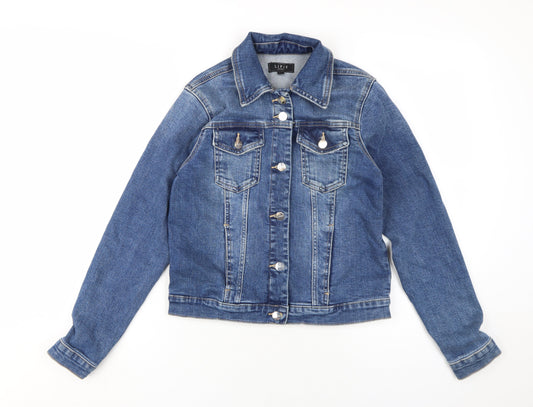 Womens UK Size 6 Lipsy Blue Basic Jacket