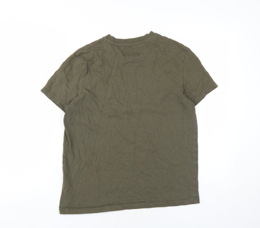 The Stronghold Men's XS Green Crew Neck T-Shirt