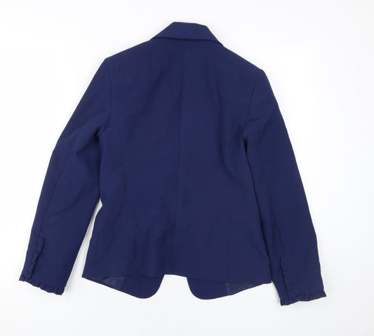 Oasis Women's Blue Slim Fit Blazer UK 6