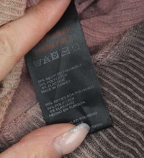 Womens UK Size L BDG Brown Basic Tank