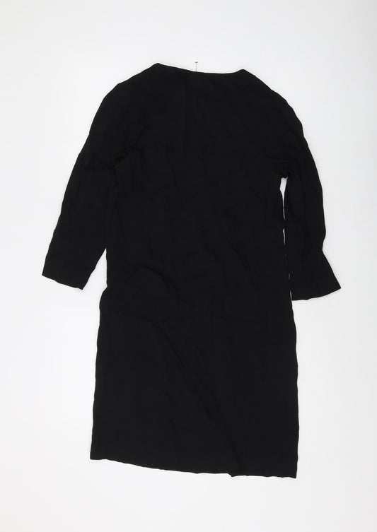 Damsel in a Dress Women's Black Sheath Dress, Size 8, Viscose