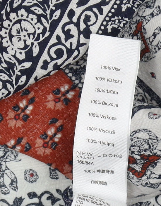 Womens UK Size 8 New Look Multicoloured Camisole Tank