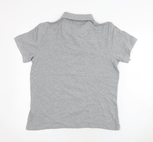 Barbour Men's Grey Polo Size Medium