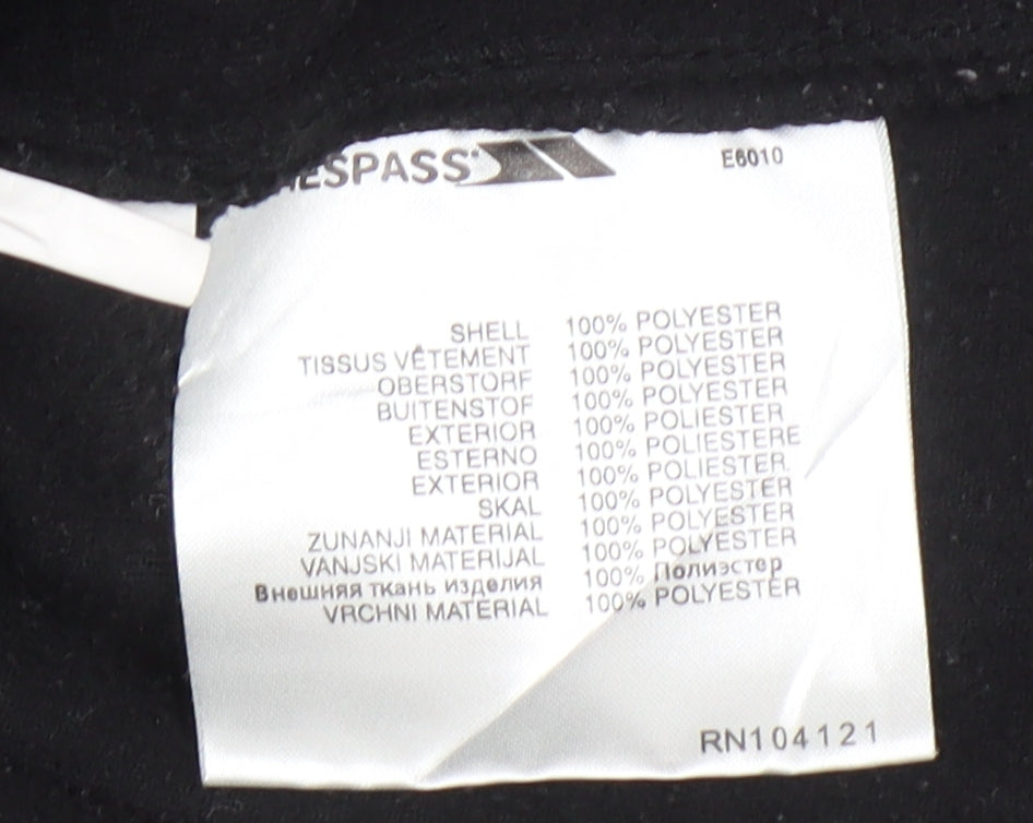 Mens UK Size S Trespass Black Fleece