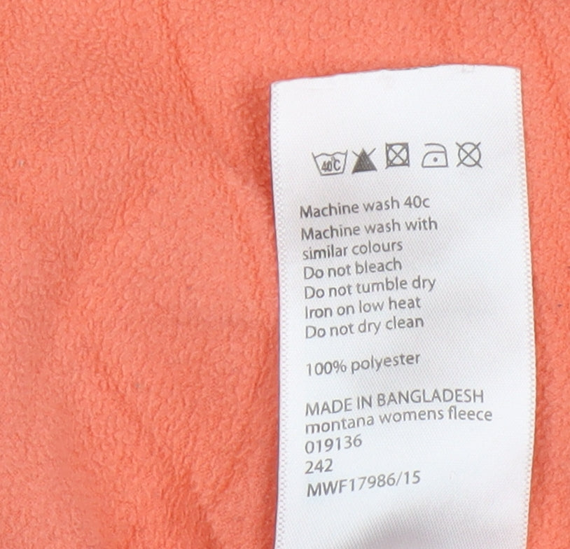 Womens UK Size 14 Mountain Warehouse Orange Pullover Sweatshirt