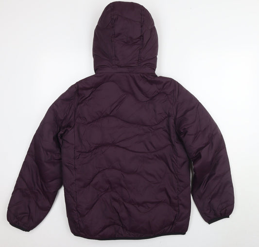Womens UK Size 8 Marks and Spencer Purple Puffer Jacket