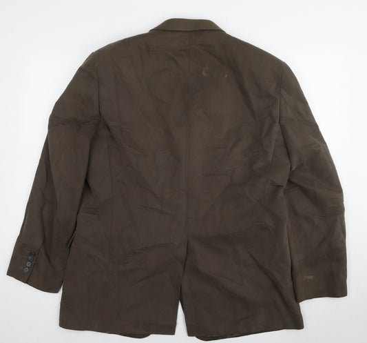 Mens UK Size 42 Marks and Spencer Regular Brown Suit Jacket