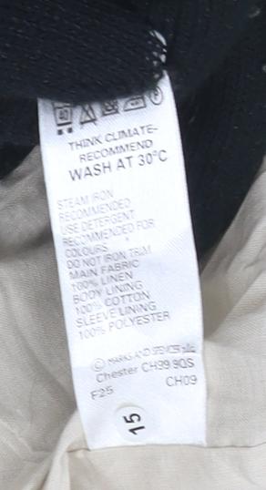 Womens UK Size 10 Marks and Spencer Beige Basic Jacket