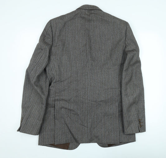 Mens UK Size 40 Hepworths Regular Grey Suit Jacket