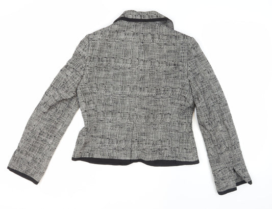 Principles Women's Grey Bouclé Suit Jacket Size 12