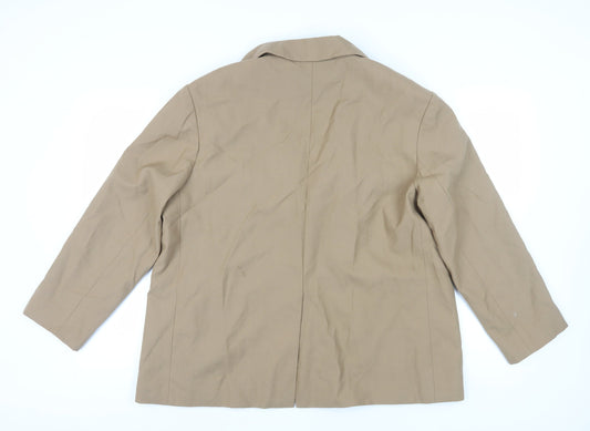 Marks and Spencer Women's Beige Suit Jacket, Size 18