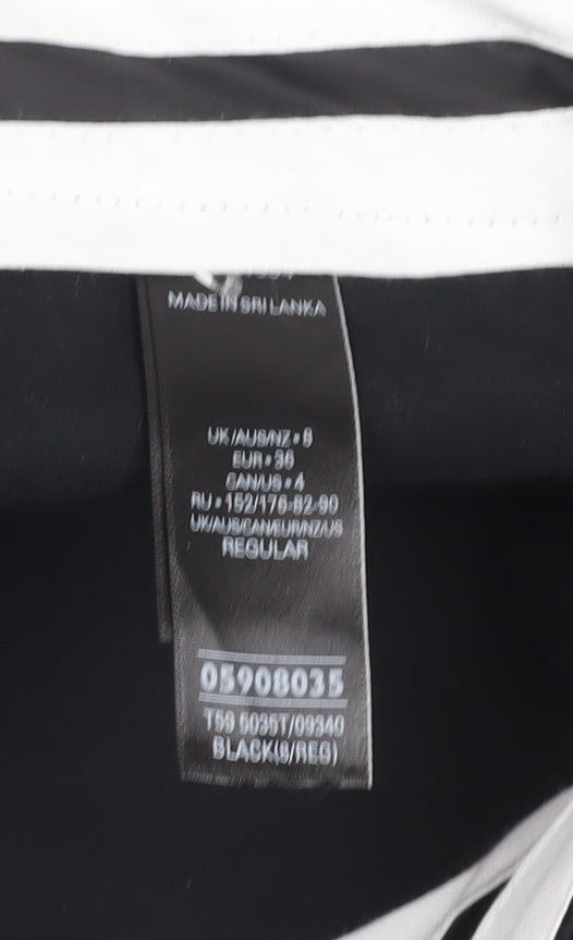 Womens UK Size 8 Marks and Spencer Regular Fit Dress Pants Black Trousers