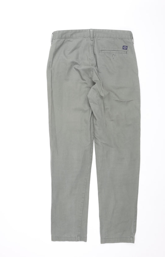 Marks and Spencer Men's Green Chino Trousers Size 32