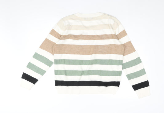 Womens UK Size S Marks and Spencer Multicoloured Pullover Jumper