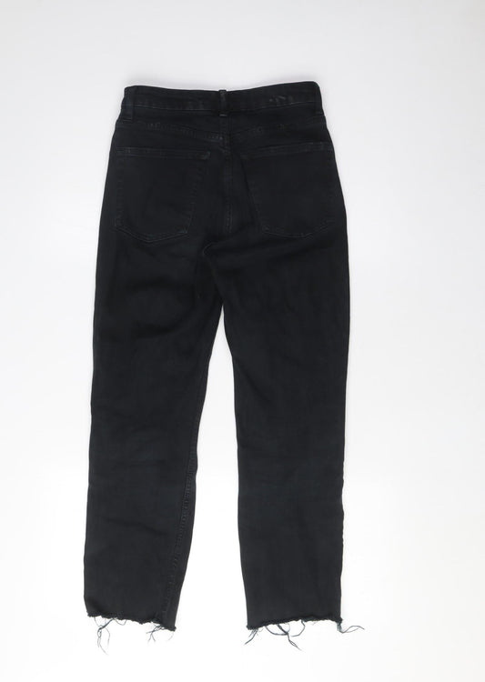 Topshop Women's Black Straight Jeans Size 4