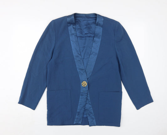 Womens UK Size S Country Casuals Blue Basic Jacket