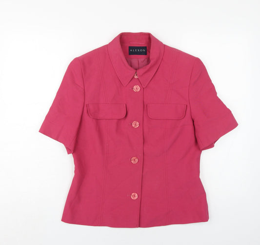Womens UK Size 12 Alexon Pink Basic Jacket