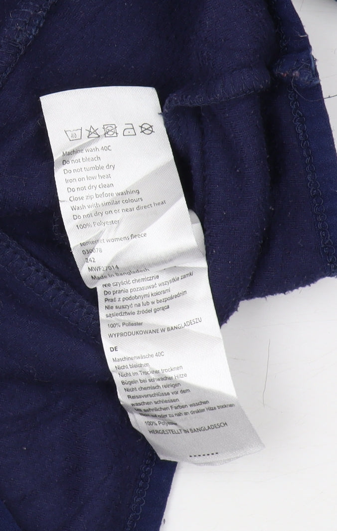 Womens UK Size 10 Mountain Warehouse Blue Pullover Hoodie