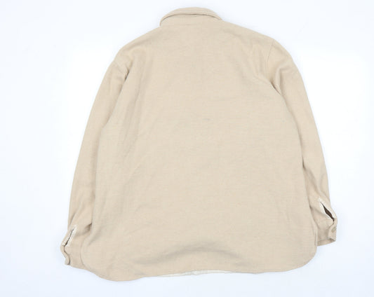 Womens UK Size 10 PRETTYLITTLETHING Beige Basic Jacket