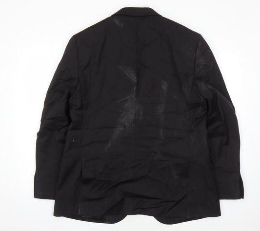 Mens UK Size 42 Marks and Spencer Regular Black Suit Jacket