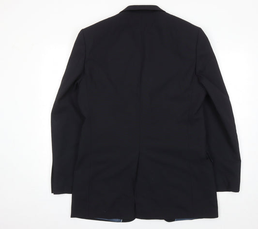 Mens UK Size 40 Marks and Spencer Regular Blue Suit Jacket