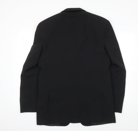 Mens UK Size 38 Farah Regular Black Suit Jacket
