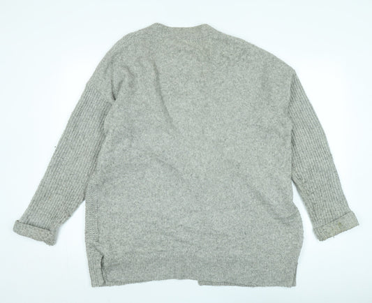 Womens UK Size M Gap Grey Cardigan Jumper