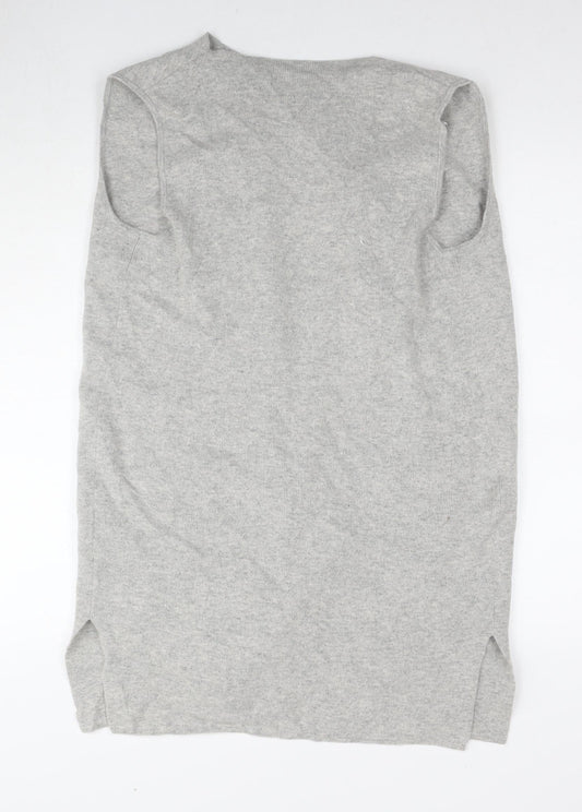 Womens UK Size 8 Marks and Spencer Grey Cardigan Jumper