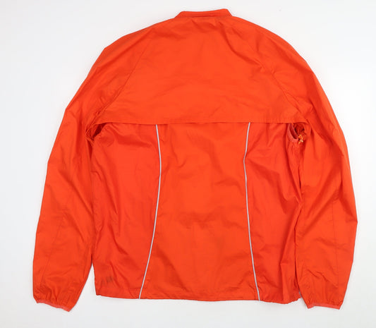 Mens UK Size 2XL H&M Orange Windbreaker Coat