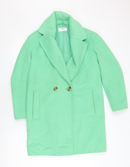 Womens UK Size 8 Marks and Spencer Green Basic Jacket