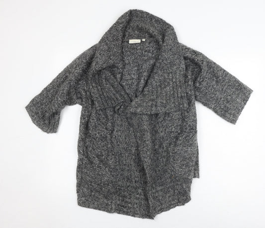 Womens UK Size 10 New Look Grey Cardigan Jumper