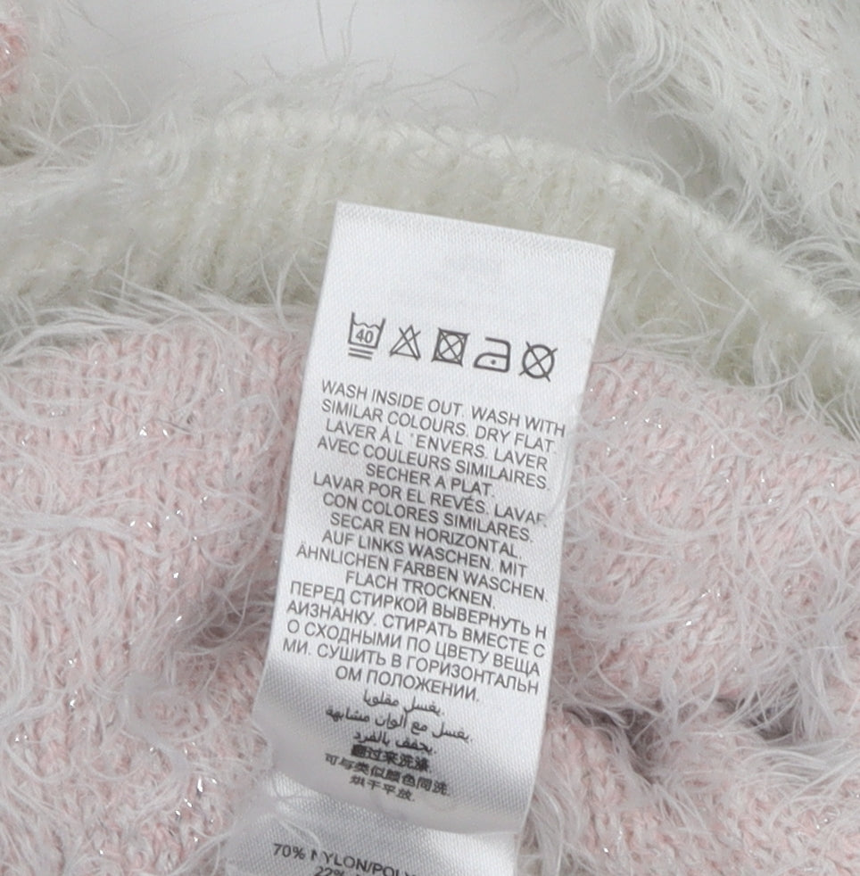 Womens UK Size 12 Lipsy Ivory Pullover Jumper