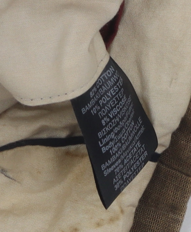 River Island Women's Brown Blazer S Pinstripe