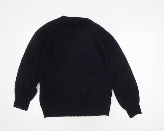 Womens UK Size XS NEXT Black Pullover Jumper