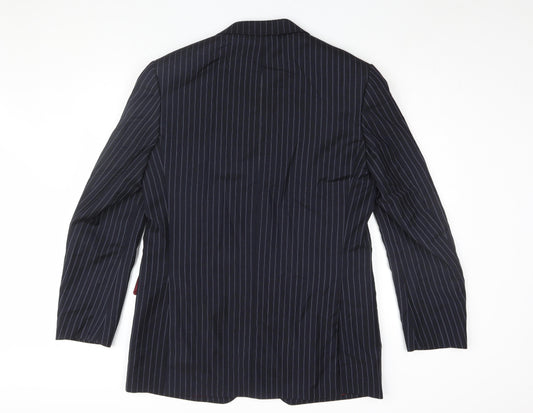 Mens UK Size 40 Marks and Spencer Regular Blue Suit Jacket